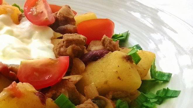 Рецепт Рагу из говядины с фасолью