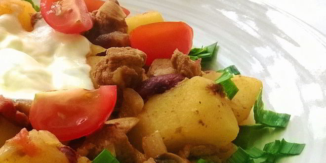 Рецепт рагу из говядины с фасолью