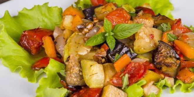 Рецепт рагу из кабачков, картофеля и баклажанов