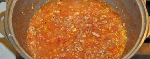 Шаг 3: рагу из мясного фарша с овощами