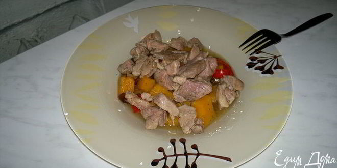 Рецепт рагу из овощей с бедром индейки