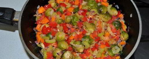 Шаг 5: рагу из печени с овощами