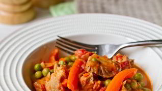 Рецепт Рагу из свинины по-римски