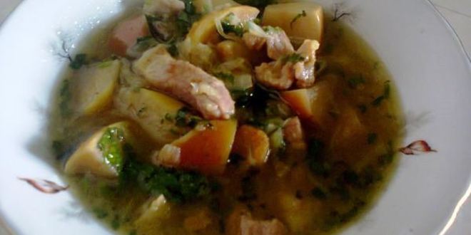 Рецепт рагу из свинины с яблоками