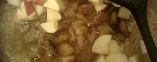 Шаг 11: рагу из свинины с яблоками