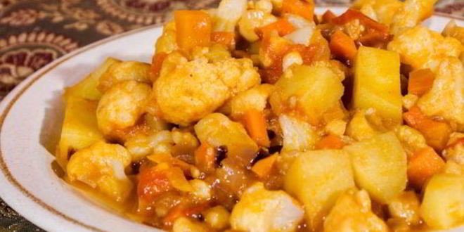 Рецепт рагу из цветной капусты и кабачков