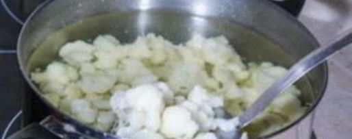 Шаг 3: рагу из цветной капусты и кабачков