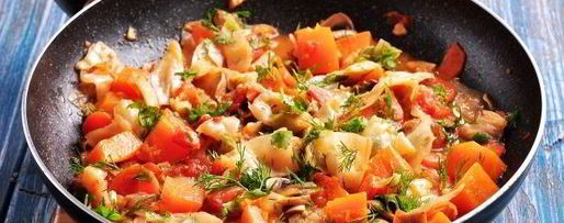 Шаг 7: рагу из тыквы с овощами