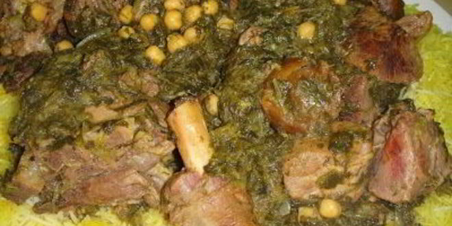 Рецепт рагу со шпинатом и горохом