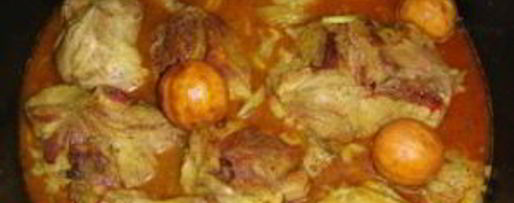 Шаг 2: рагу со шпинатом и горохом