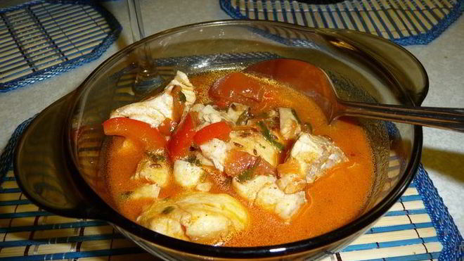 Рецепт Рыбного рагу с тмином