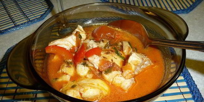 Рецепт рыбного рагу с тмином