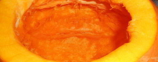 Шаг 2: запеченной тыквы, фаршированной рагу с говядиной