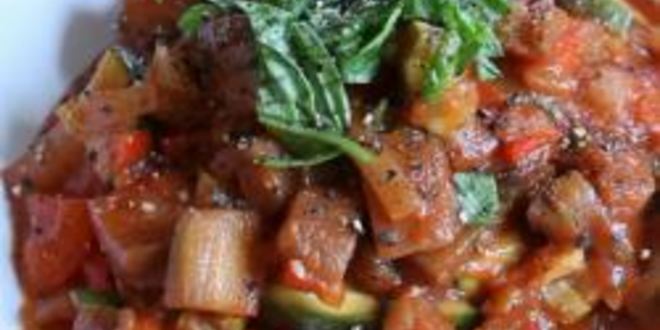 Рецепт классического французского рататуя