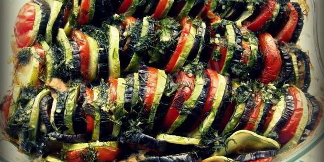Рецепт классического рататуя в духовке