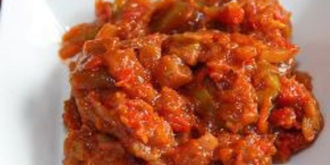 Рецепт простого рататуя с баклажанами