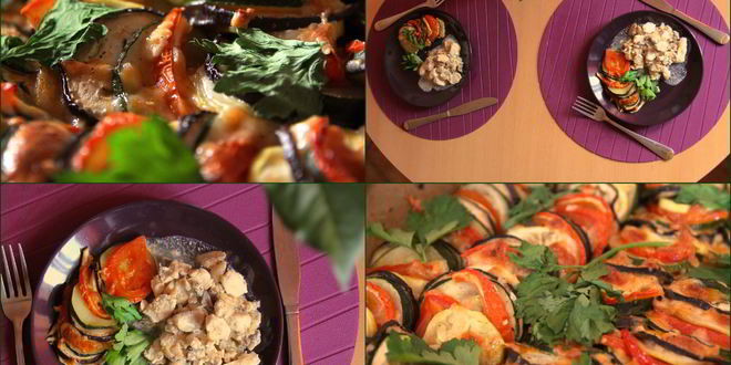 Рецепт рататуя с моцареллой