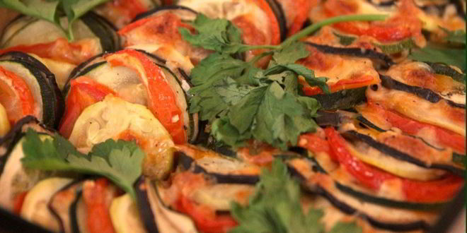 Рецепт рататуя с моцареллой