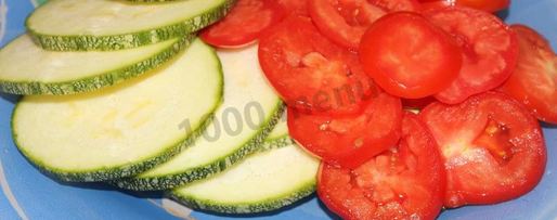 Шаг 3: рататуя на хрустящей галете