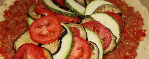 Шаг 6: рататуя на хрустящей галете