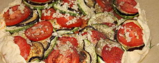 Шаг 7: рататуя на хрустящей галете