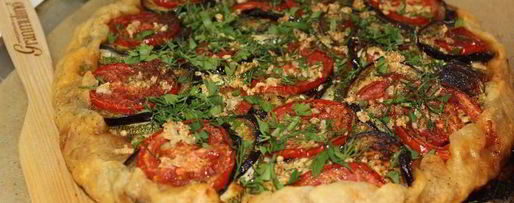 Шаг 8: рататуя на хрустящей галете