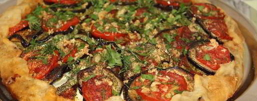 Шаг 9: рататуя на хрустящей галете