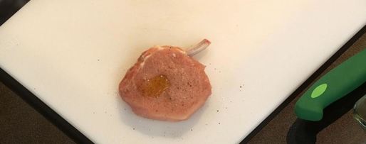 Шаг 1: рататуя с фенхелем и свиной корейкой