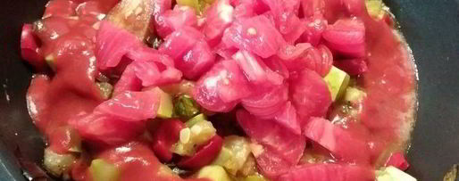 Шаг 6: рататуя с гречневой кашей