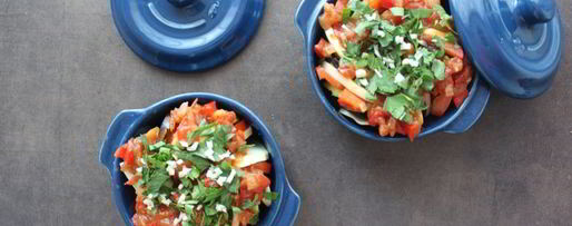 Шаг 3: рататуя с картошкой