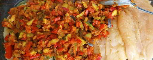 Шаг 6: рататуя с курицей