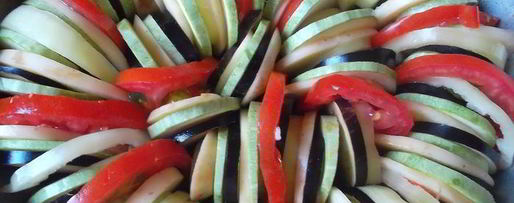 Шаг 2: рататуя с молодым картофелем