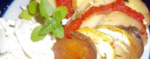 Шаг 3: рататуя с молодым картофелем