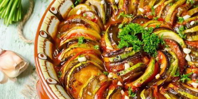 Рецепт рататуя с моцареллой