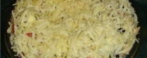 Шаг 2: рататуя с мясом в духовке