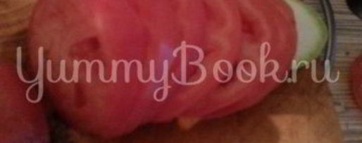 Шаг 2: рататуя с пармезаном