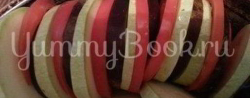 Шаг 7: рататуя с пармезаном