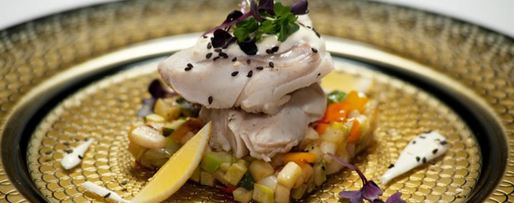 Шаг 4: рататуя с судаком в белом вине