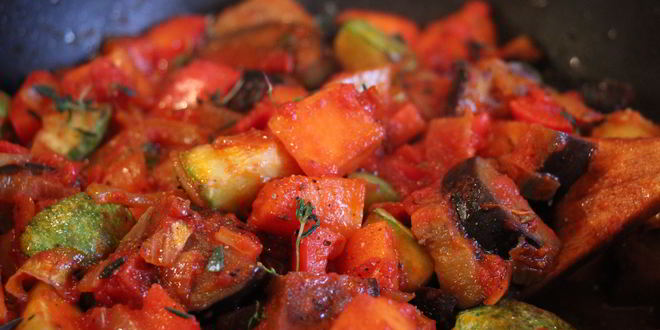 Рецепт рататуя с тыквой