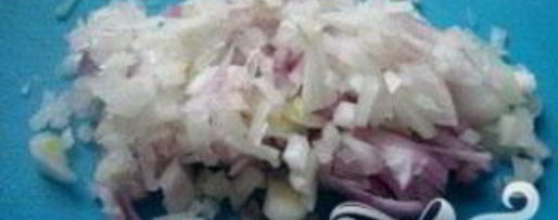 Шаг 2: рататуя с яйцом