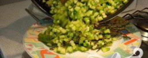 Шаг 4: рататуя с яйцом