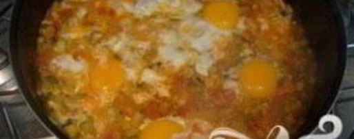 Шаг 7: рататуя с яйцом