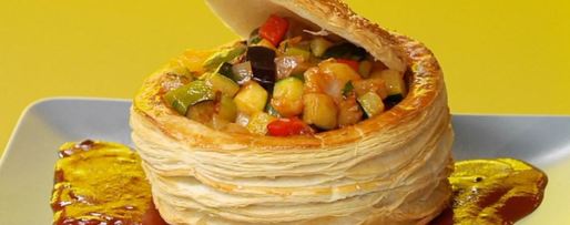 Шаг 4: рататуя в корзинке