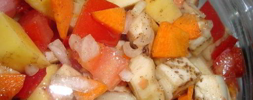 Шаг 1: рататуя в микроволновке