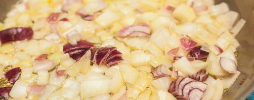 Шаг 2: яркого рататуя с семгой