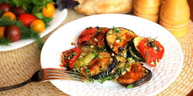 Рецепт экспресса рататуй из запеченных овощей