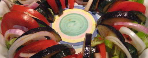 Шаг 1: запеченных овощей рататуй с острой телятиной