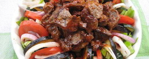 Шаг 3: запеченных овощей рататуй с острой телятиной