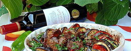 Шаг 4: запеченных овощей рататуй с острой телятиной