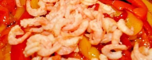 Шаг 3: рисовой лапши с креветками и овощами